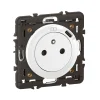 Prise de courant avec terre + 1 USB-C Legrand Céliane blanc