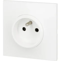 Prise de courant avec terre Legrand Neptune 0 913 30 couleur blanc 16 A 250 V