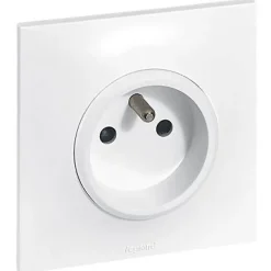Prise de courant avec terre Legrand Neptune 0 913 30 couleur blanc 16 A 250 V