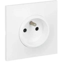 Prise de courant avec terre Legrand Neptune 0 913 30 couleur blanc 16 A 250 V