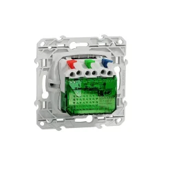 Prise de courant avec terre affleurante + usb C 10.5W Schneider Electric Odace anthracite