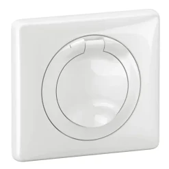 Prise de courant avec terre Legrand Céliane IP44 complet blanc