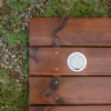 Prise de sol étanche ronde 16A 2 pôles + terre, aluminium brossé IP55, Thomson