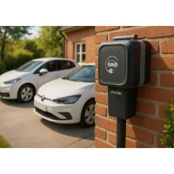 Prise Easy Charge IP55 3,6 kW + interrupteur diff + disjoncteur Protec