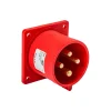 Prise Male Encastrable Triphasé 32a 3p+t 380v - 4 Broches - étanche Ip44 - Ide