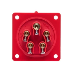 Prise Male Encastrable Tétrapolaire 32a 3p+n+t 380v - 5 Broches - étanche Ip44 - Ide