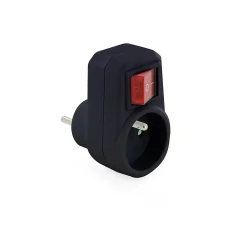 Prise On/Off - Easy Switch - Noir - Chacon