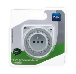 Prise programmable journalière Otio Blanc