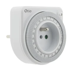 Prise programmable journalière Otio Blanc
