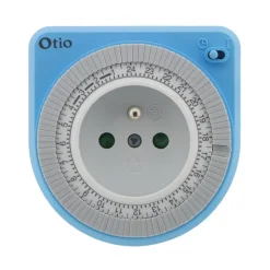 Prise programmable journalière Otio Bleu