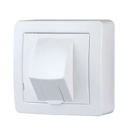 Prise RJ45 complète saillie Schneider Electric Alréa blanc