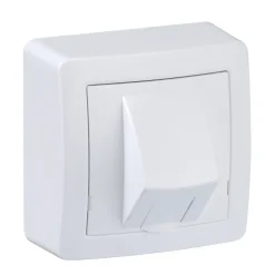 Prise RJ45 complète saillie Schneider Electric Alréa blanc