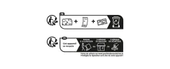 Prise RJ45 encastrable blanc complet