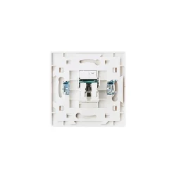 Prise RJ45 encastrable blanc complet