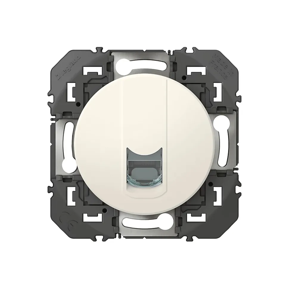 Prise RJ45 Legrand Dooxie blanc carrée
