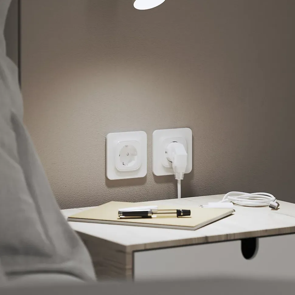 Prise RJ45 éthernet Jacobsen Kennet blanc complet