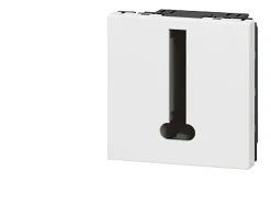 Prise téléphone en T 2 modules Legrand Mosaic composable