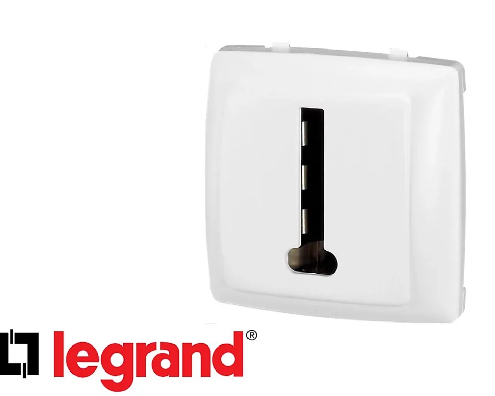 Prise téléphone en T Legrand Otéo composable