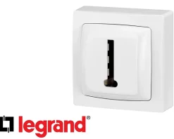 Prise téléphone en T Legrand Otéo complète