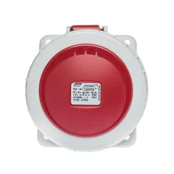 Prise Tétrapolaire 32a 3p+n+t - 5 Broches - Encastrable Sur Coffret - étanche Ip67 - Ide