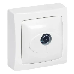Prise TV simple ASL Legrand blanc 9.5 mm