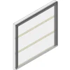 Profil acier pour bardage et parement Le Profileur Français U XL45 noir mat L.2,3 m