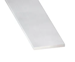 Profilé plat aluminium anodisé 60 x 3 mm, L. 2 m CQFD