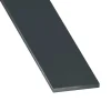 Profilé plat aluminium laqué anthracite 30 x 2 mm, L. 2,5 m CQFD