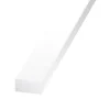 Profilé rectangulaire CQFD PVC Blanc