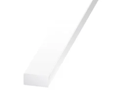 Profilé rectangulaire CQFD PVC Blanc