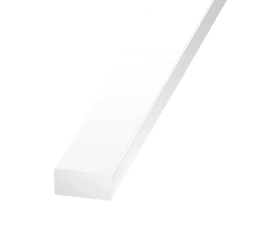 Profilé rectangulaire CQFD PVC Blanc