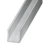 Profilé U aluminium brut 10 x 10 x 10 mm, 2 m