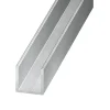 Profilé U aluminium brut 10 x 20 x 10 mm, 1 m
