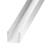Profilé U PVC blanc 6,2 x 8,7 x 6,2 mm, 1 m