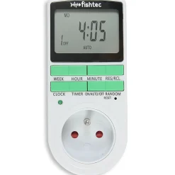 Programmateur digital 16A 3680W - 10 programmes - Mode aléatoire - Écran LCD - Mémoire intégrée