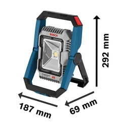 Projecteur de chantier Boch 18V, 1900 lumens