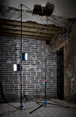 Projecteur de chantier double sur pied Erbauer 2000 lumens