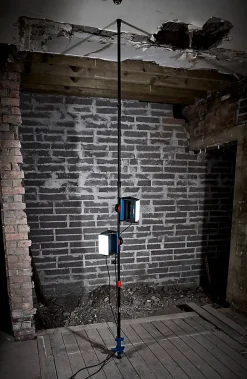 Projecteur de chantier double sur pied Erbauer 2000 lumens