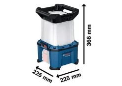 Projecteur de chantier hybride BOSCH GLA 18VH-7500 7 500 lm 18V sans batterie ni chargeur 06014A5000