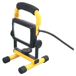 Projecteur de chantier portable filaire à LED 10 W