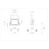 Projecteur de chantier portable à LED rechargeable 10 W