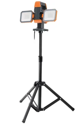 Projecteur de chantier sur trépied 2x15W 2500lm IP54