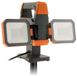 Projecteur de chantier sur trépied 2x15W 2500lm IP54
