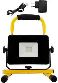Projecteur LED rechargeable de chantier 20W - Zenitech