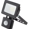 PROJECTEUR SENSOR 10W 900LM IP65 NOIR