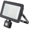 PROJECTEUR SENSOR 50W 5000LM IP65 NOIR