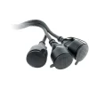Prolongateur à triple tête pour chantier HO7RN-F 16A 3G1,5mm² - Noir 1m - Zenitech