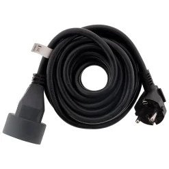 Prolongateur 16A HO5VV-F 3G1,5mm² - noir 5m - Zenitech
