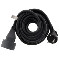 Prolongateur 16A HO5VV-F 3G1,5mm² - noir 3m - Zenitech