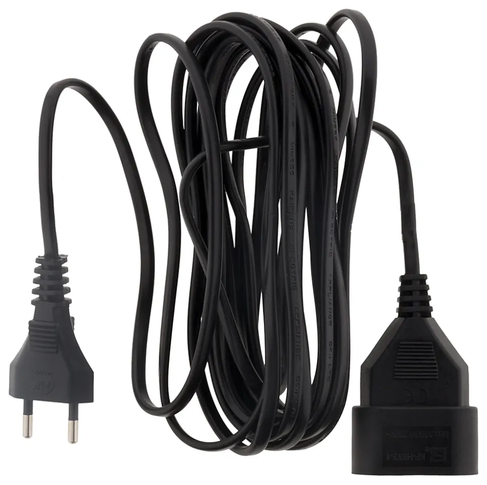 Prolongateur H03VVH2F 6A 3m - Noir - Zenitech